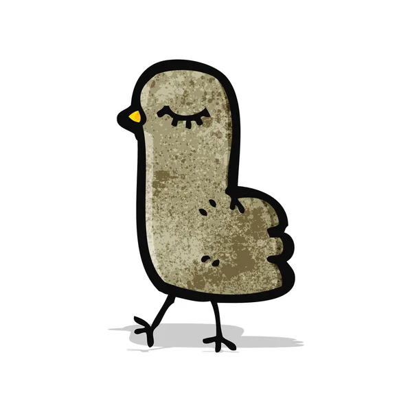 Śmieszne kreskówka ptak — Wektor stockowy