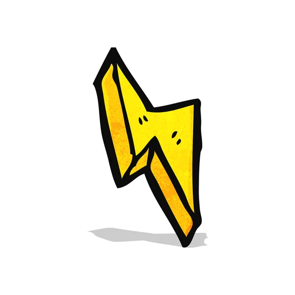 Cartoon lightning bolt — Stock Vector