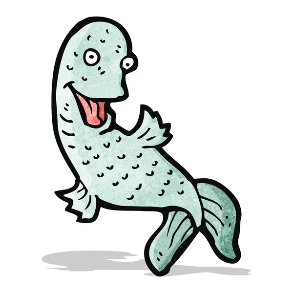 Desenho animado peixe engraçado —  Vetores de Stock