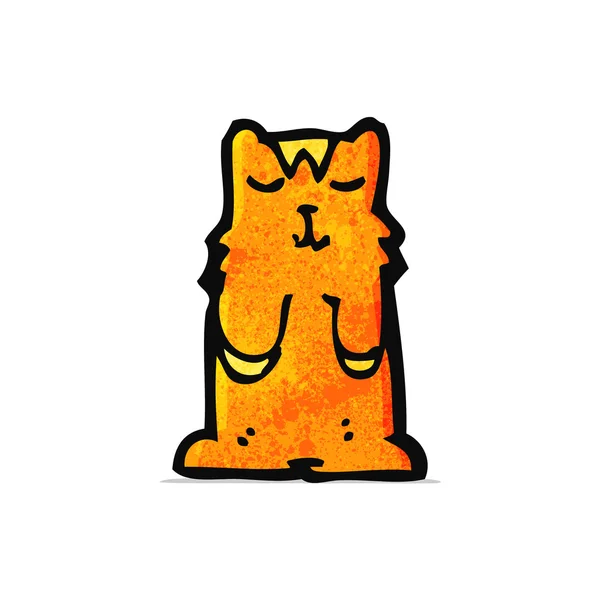 Kartun kucing corat-coret - Stok Vektor