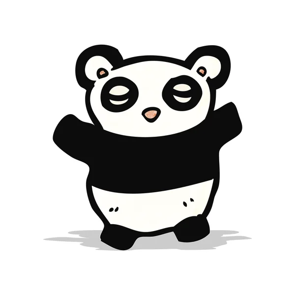 Panda de dibujos animados — Archivo Imágenes Vectoriales