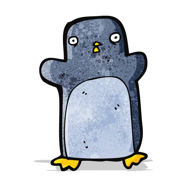 Mignon pingouin de Noël — Image vectorielle