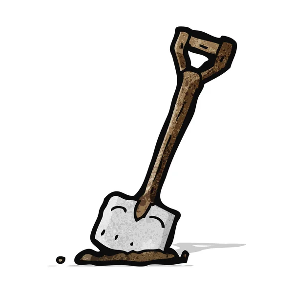 Cartoon tuin spade — Stockvector