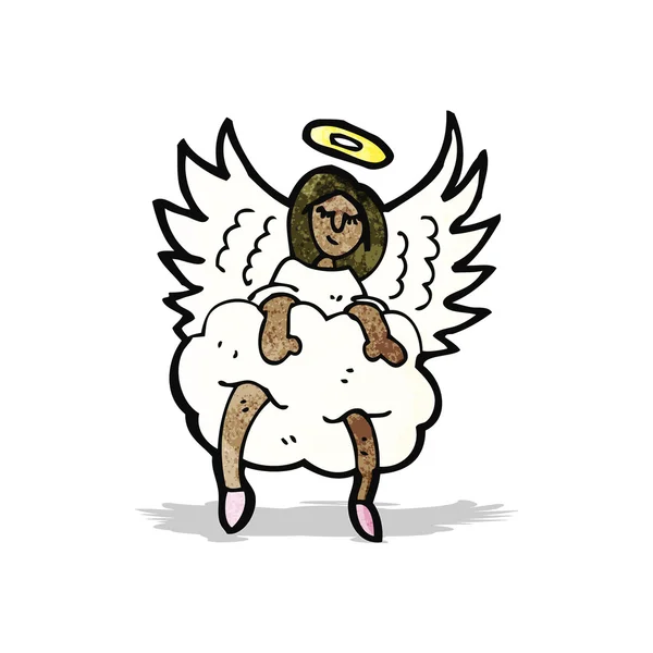 Cartoon angel — Stock Vector