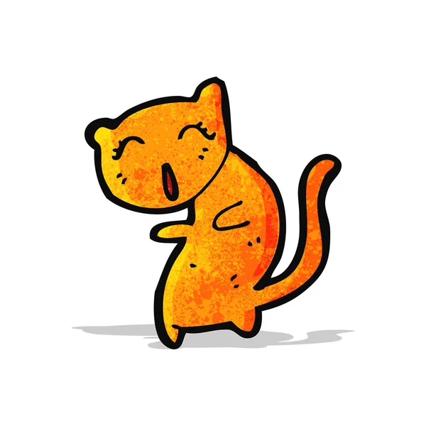 Drôle dessin animé chat — Image vectorielle