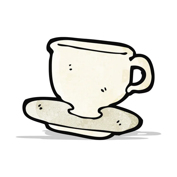 Tasse de thé de dessin animé — Image vectorielle