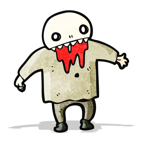 Spooky halloween ghoul — Stockvector