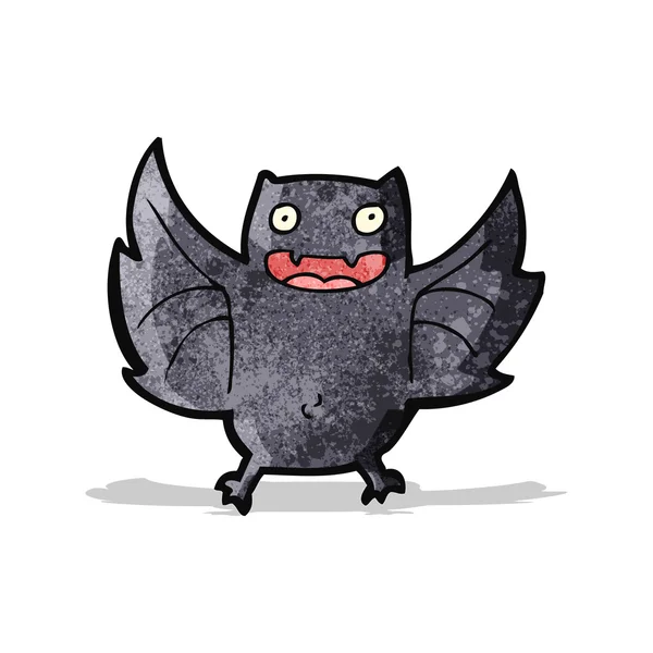 Zanahoria halloween bat — Vector de stock