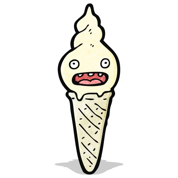 Helado personaje de dibujos animados — Archivo Imágenes Vectoriales