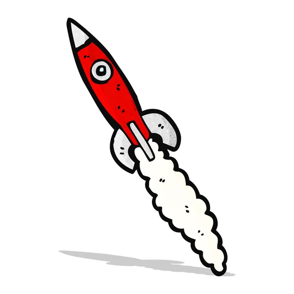 Cartoon space rocket — Stock Vector