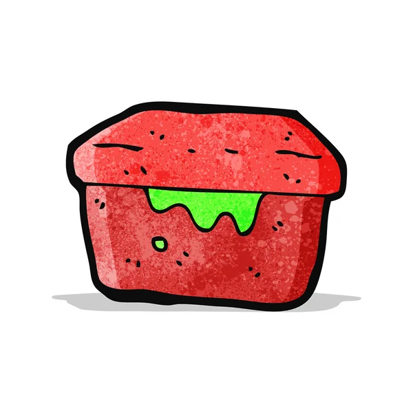 Boîte à lunch dessin animé — Image vectorielle