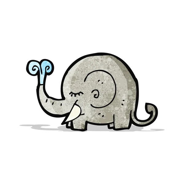 Elefante de dibujos animados — Archivo Imágenes Vectoriales