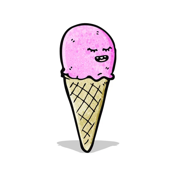 Helado de dibujos animados — Vector de stock