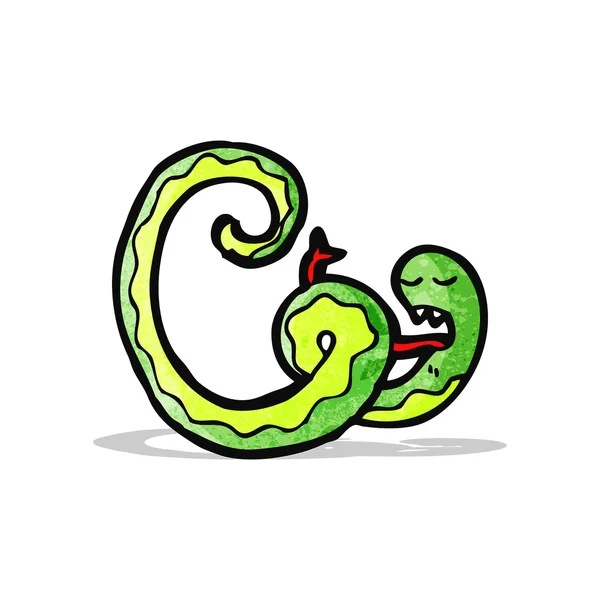 Serpent de bande dessinée — Image vectorielle