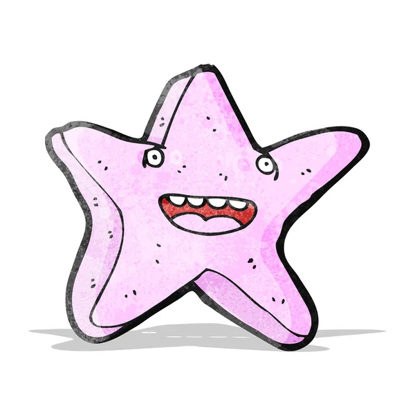 Estrella de mar de dibujos animados — Vector de stock