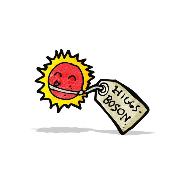 卡通希格斯玻色子粒子 — 图库矢量图片