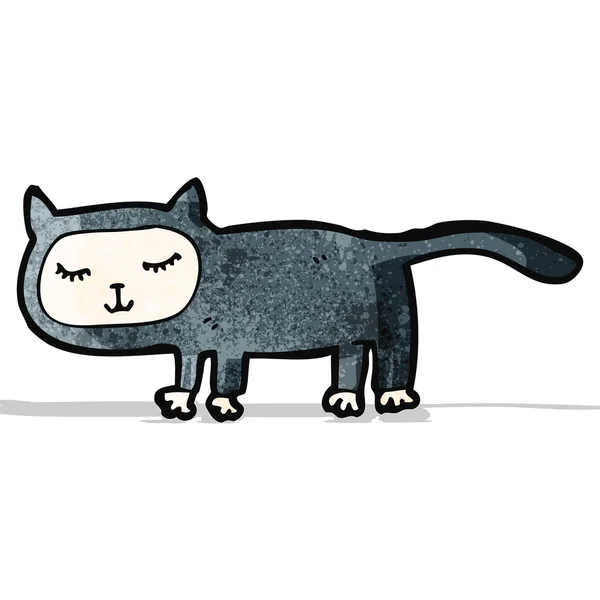 Engraçado cartoon gato traje — Vetor de Stock