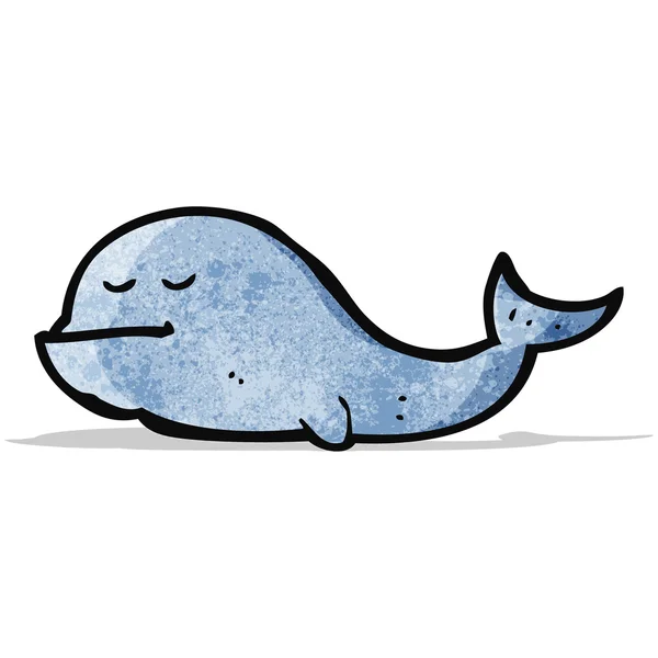 Cartoon whale — Stock Vector