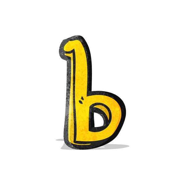 Cartoon letter b — Stockvector