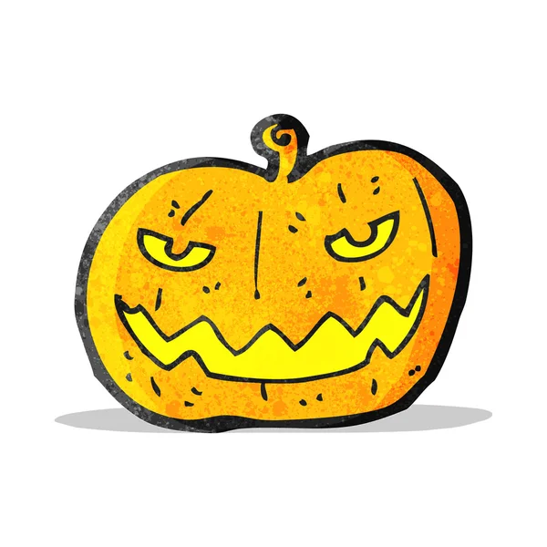 Cartoon halloween pumpkin — Stock Vector