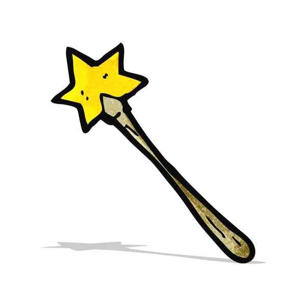 Cartoon magic wand — Stock Vector