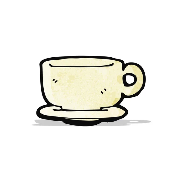 Taza de dibujos animados de café — Vector de stock