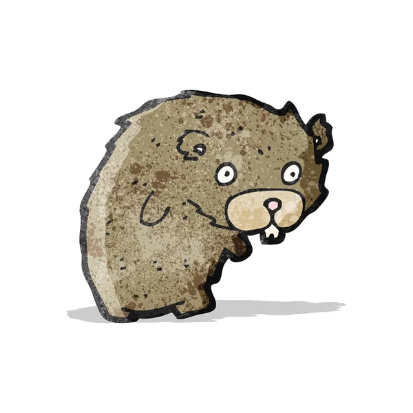 Cartoon beaver — Stock Vector