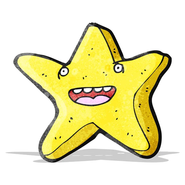 Hvězda kreslená postavička — Stockový vektor