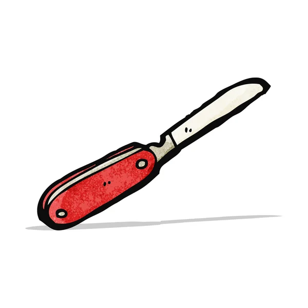 Cartoon penna kniv — Stock vektor