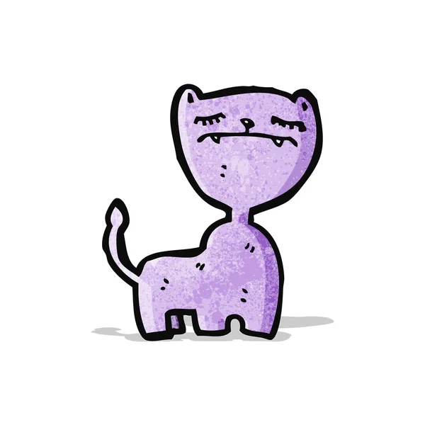 Rolig tecknad katt — Stock vektor