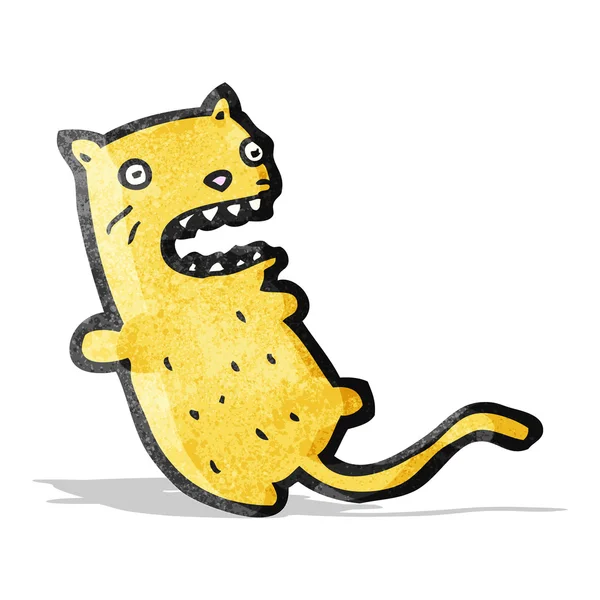 Grappige stripkat — Stockvector