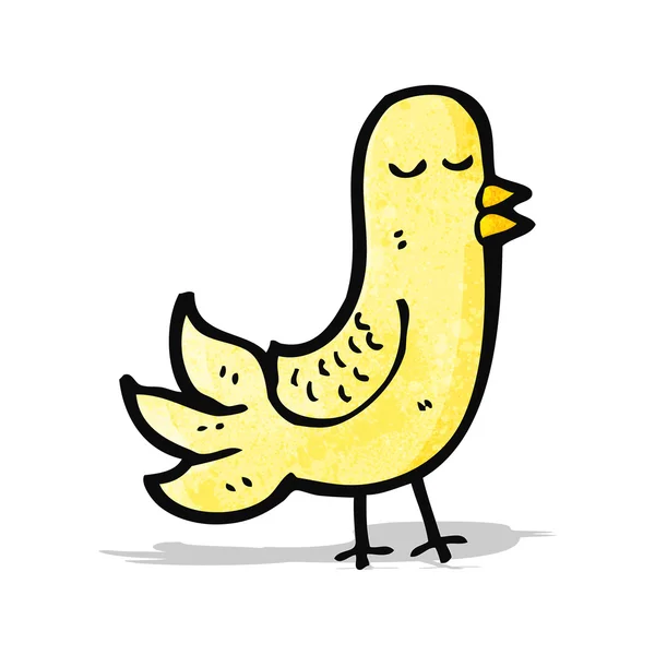 Oiseau de dessin animé mignon — Image vectorielle