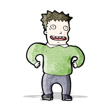 heyecanlı adam çizgi film