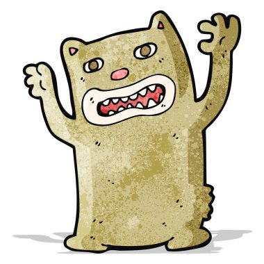 karikatür kızgın hayvan