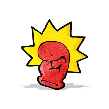 karikatür Boks eldiveni