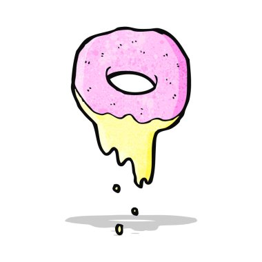 karikatür pembe çörek