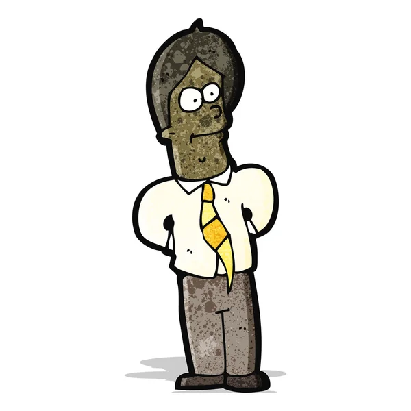 Cartoon kantoor man — Stockvector