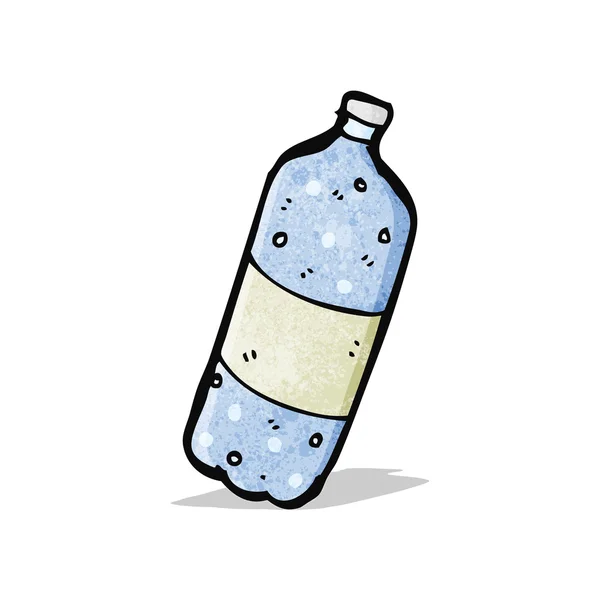 Dibujos animados botella de agua — Vector de stock