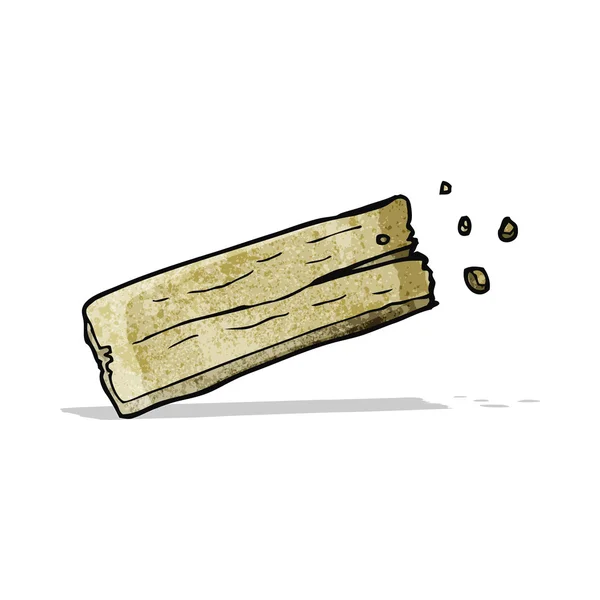 Cartoon trä pinne — Stock vektor