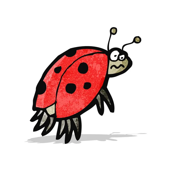 Cartoon lieveheersbeestje — Stockvector