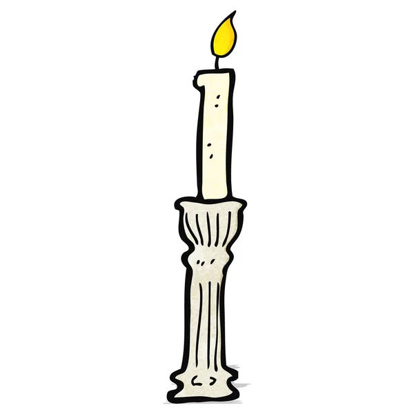 Cartoon candlestick — Stock Vector