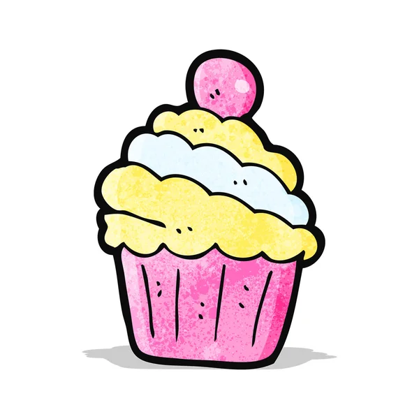 Tegneserie cupcake – Stock-vektor