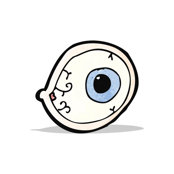 Strašidelné oko symbol — Stockový vektor