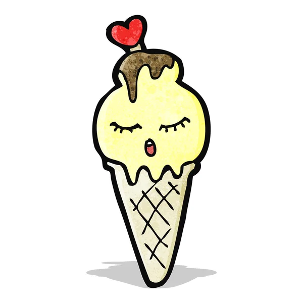 Helado de dibujos animados — Archivo Imágenes Vectoriales