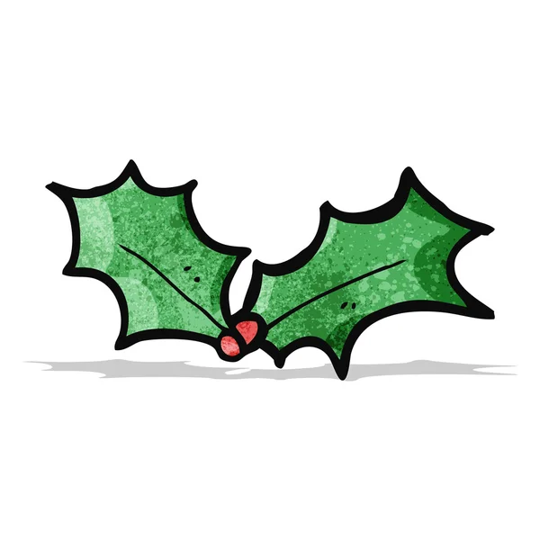 Cartoon holly — Stockvector