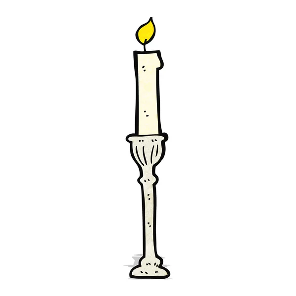 Cartoon candlestick — Stock Vector
