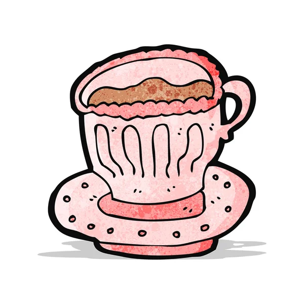 Cartoon tea cup — Stock Vector