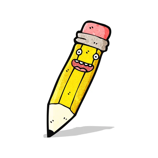 Caráter dos desenhos animados a lápis — Vetor de Stock