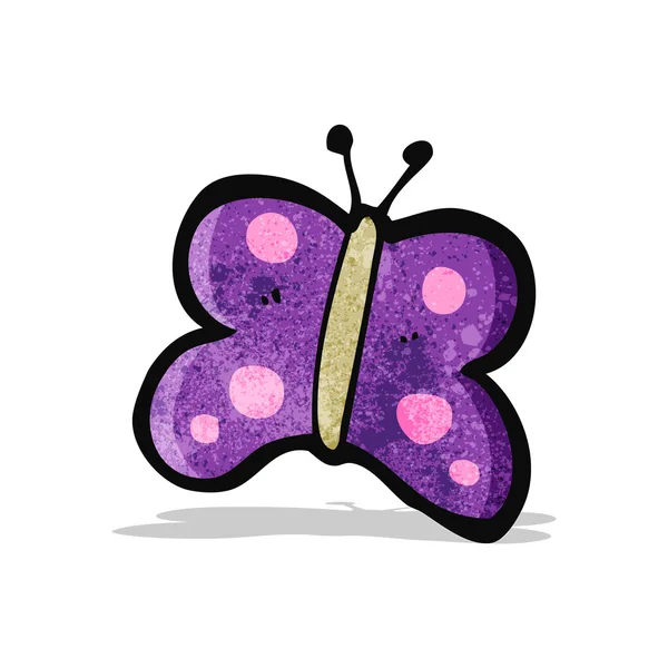 Borboleta dos desenhos animados — Vetor de Stock