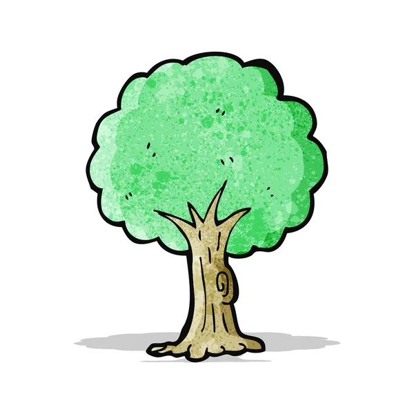 Árbol de dibujos animados — Vector de stock